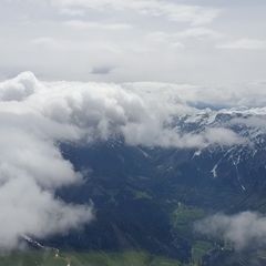 Flugwegposition um 12:21:52: Aufgenommen in der Nähe von Gemeinde Hinterstoder, Hinterstoder, Österreich in 3000 Meter